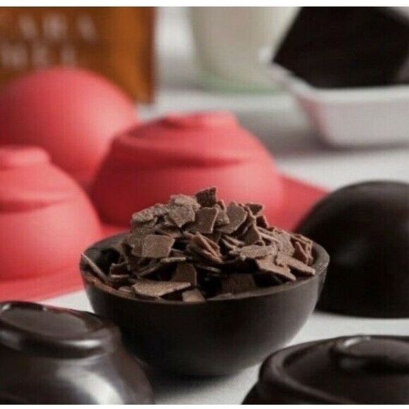 NEW Hot Chocolate Cocoa Bomb Maker Red Silicone Molds‎ - Picture 11 of 12